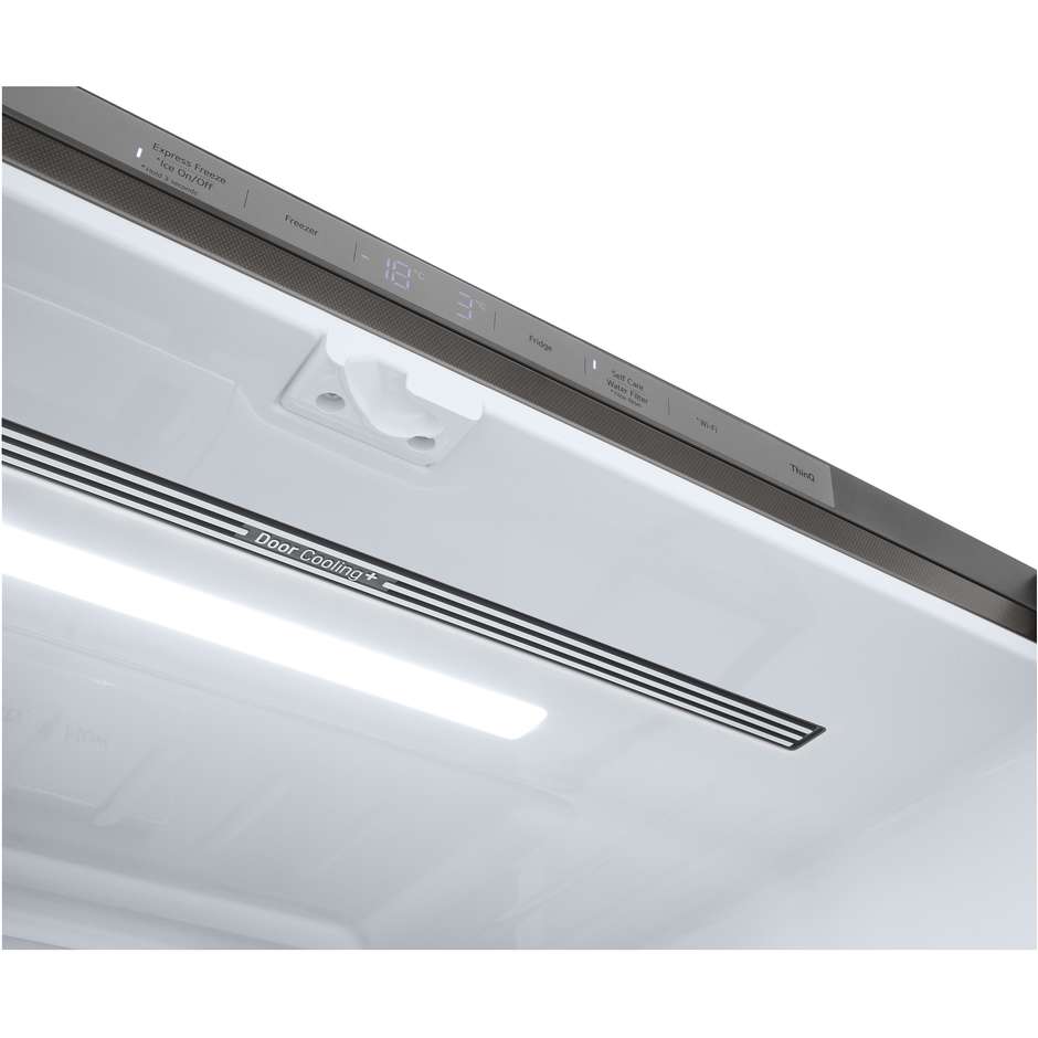 Lg GMG960MBJE Frigorifero Side by Side Americano 638 Litri Classe E Acciaio Inox