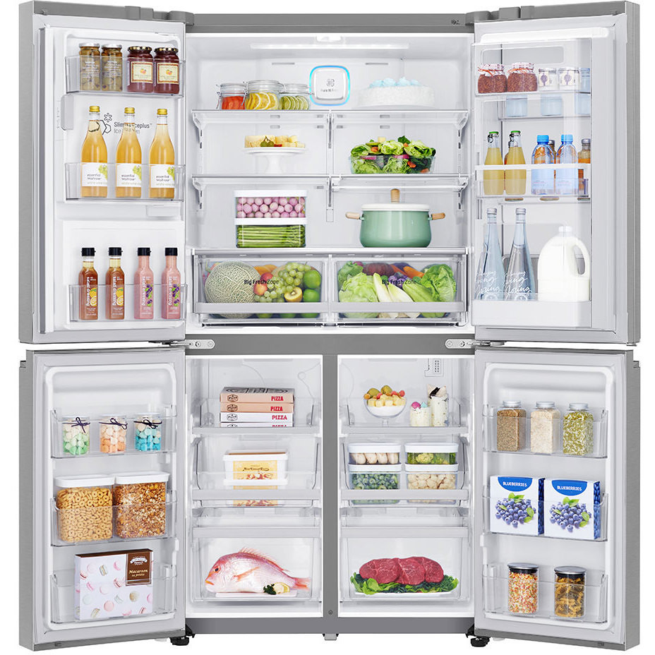 LG GML936NSHV frigorifero side by side 4 porte 571 litri classe A+ Total No Frost colore inox