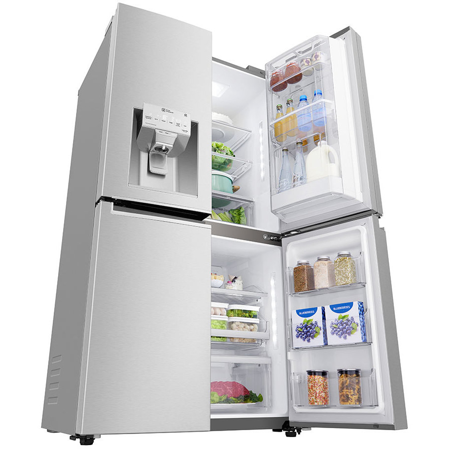 LG GML936NSHV frigorifero side by side 4 porte 571 litri classe A+ Total No Frost colore inox