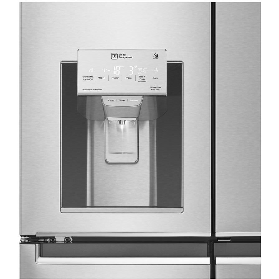 LG GML936NSHV frigorifero side by side 4 porte 571 litri classe A+ Total No Frost colore inox
