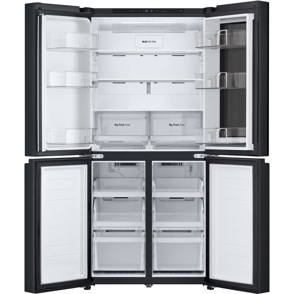 LG GMV860EPDE Frigorifero Multidoor French Door Slim Wi-Fi 530 L Classe E Matte Black