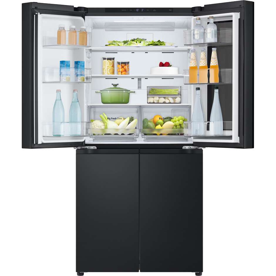 LG GMV860EPDE Frigorifero Multidoor French Door Slim Wi-Fi 530 L Classe E Matte Black