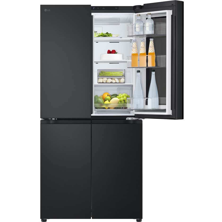 LG GMV860EPDE Frigorifero Multidoor French Door Slim Wi-Fi 530 L Classe E Matte Black