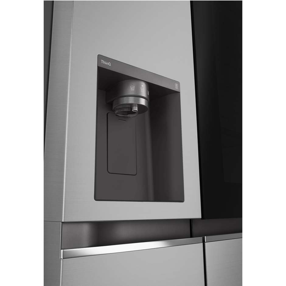 LG GSGV80PYLD frigorifero Side by Side InstaView 635 L, Wi-Fi, classe D, argento