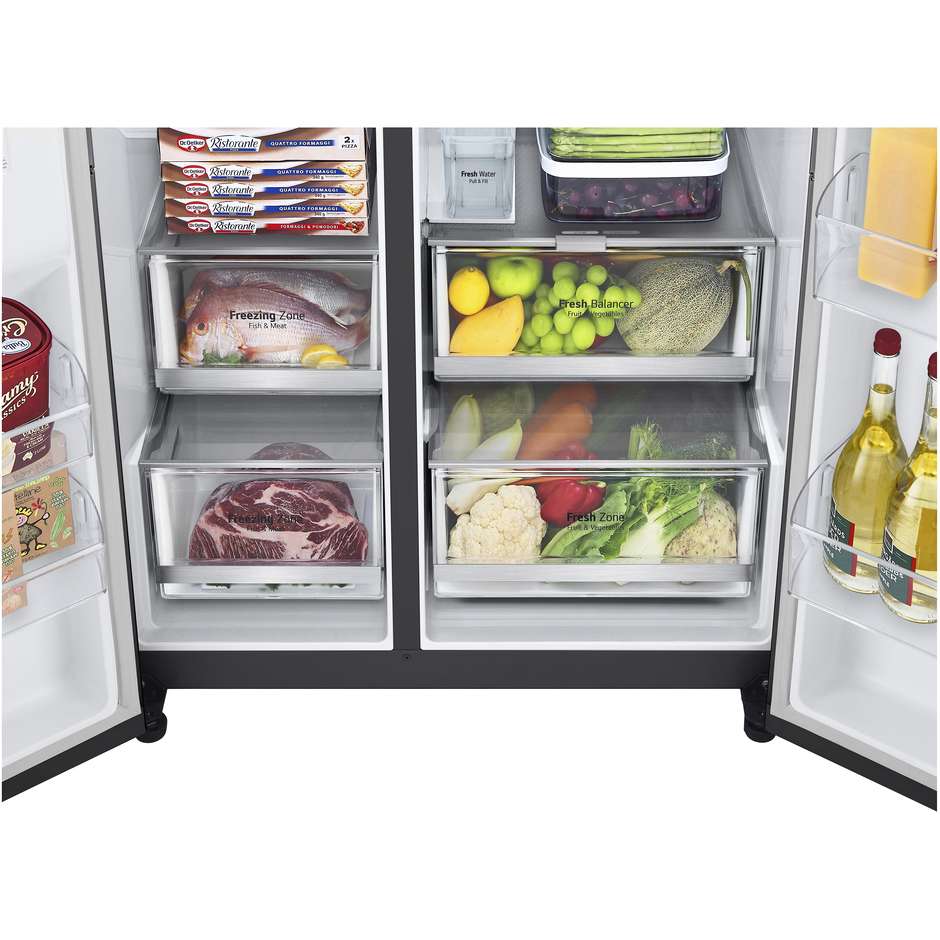 LG GSGV81EPLL frigorifero InstaView 635 L, dispenser senza allaccio, Wi-Fi, classe E