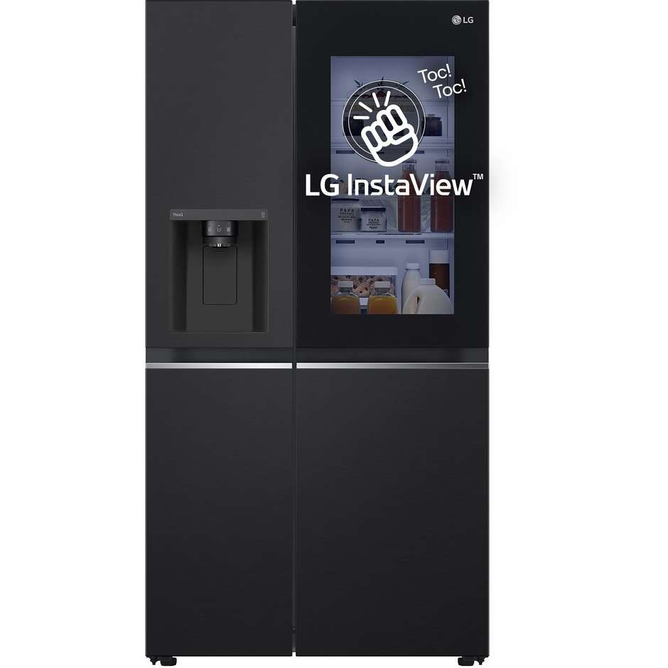 Lg GSGV81EPLL Frigorifero Side by Side Americano 635 Litri Classe E Nero
