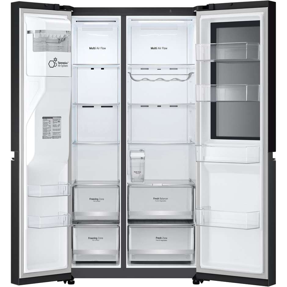 Lg GSGV81EPLL Frigorifero Side by Side Americano 635 Litri Classe E Nero