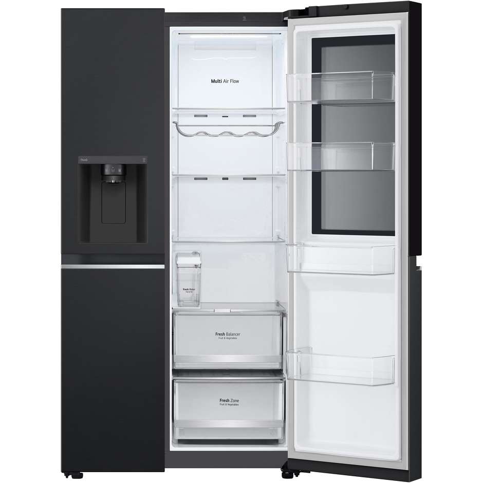 Lg GSGV81EPLL Frigorifero Side by Side Americano 635 Litri Classe E Nero