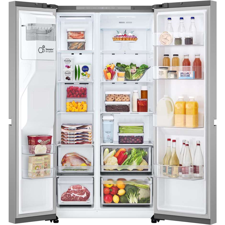 LG GSLC41PYPE Frigorifero Side-by-Side Capacita 641 Lt Classe E Colore Argento