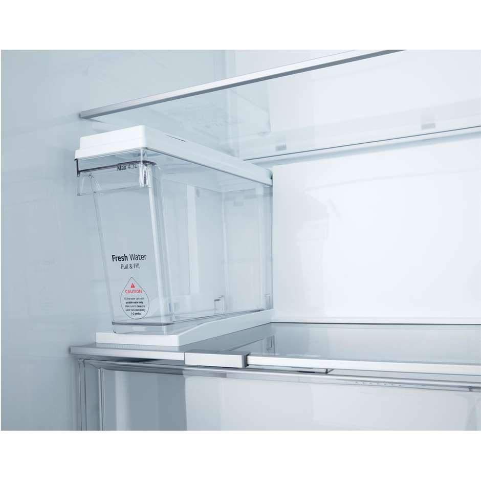 LG GSLE81PYBC frigorifero Side by Side 628 L, dispenser senza allaccio, Wi-Fi, classe C