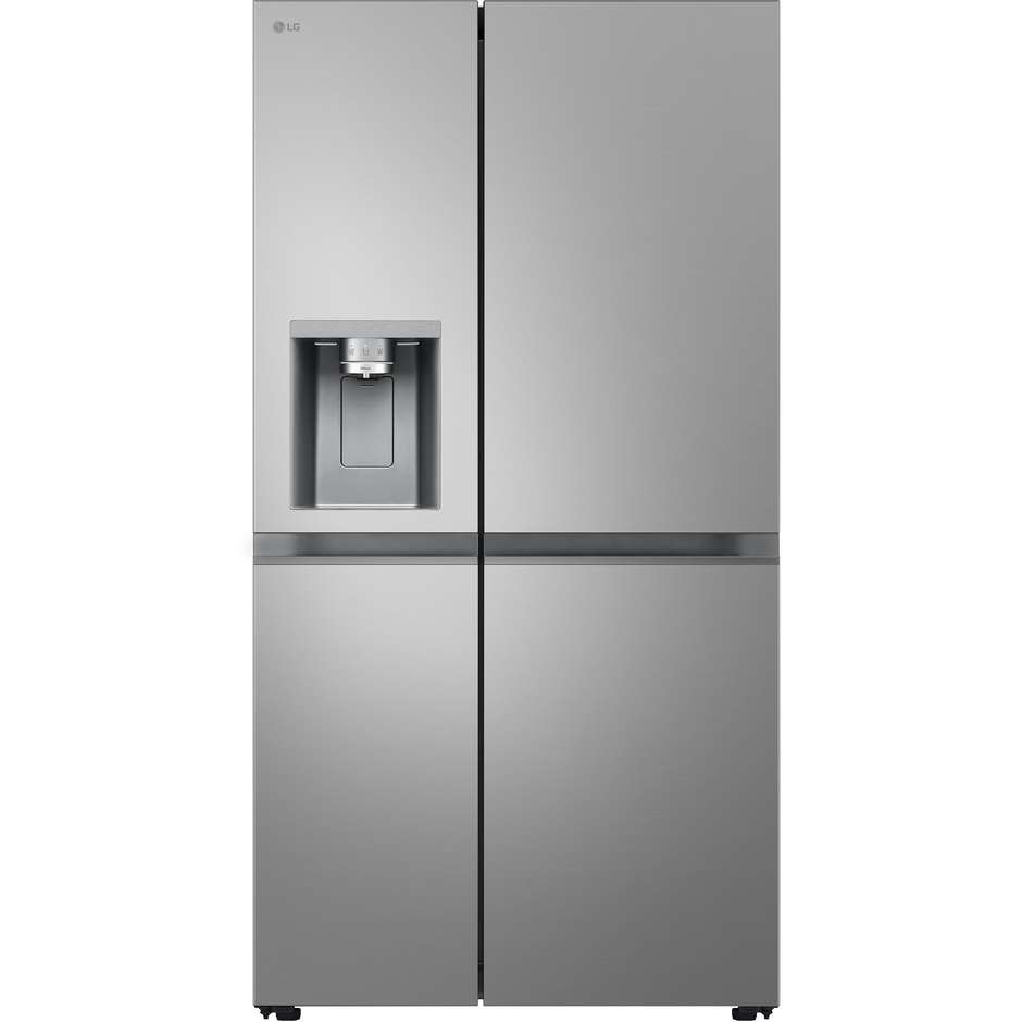 LG GSLE81PYBC Frigorifero Side-by-Side Americano UVnano Spaceplus 628 L Classe C Prime Silver