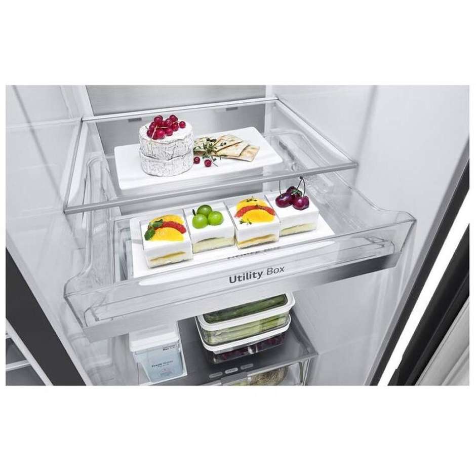 Lg GSLE91EVAC Frigorifero Side by Side Americano 628 Litri Classe C Nero