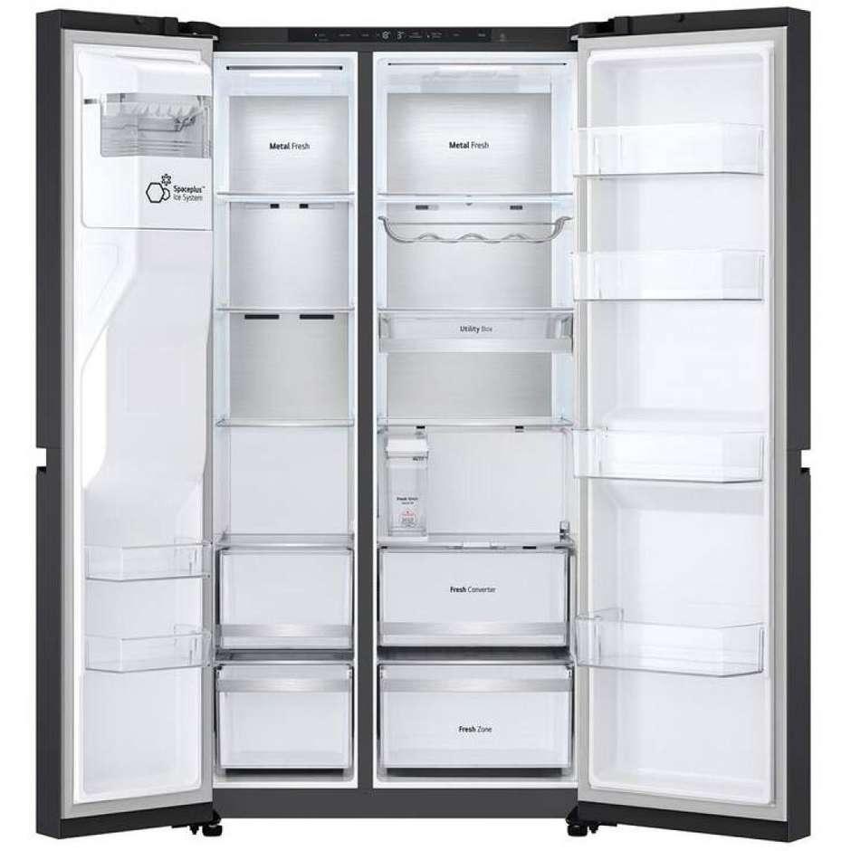 Lg GSLE91EVAC Frigorifero Side by Side Americano 628 Litri Classe C Nero
