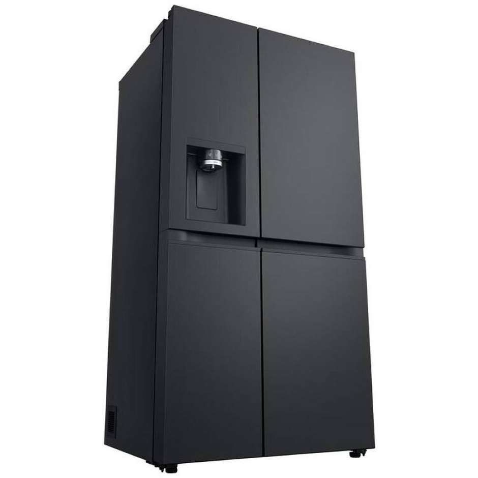 LG GSLE91EVAC Frigorifero Side-by-Side Americano Craft Ice UVnano 628 L Classe C Matte Black