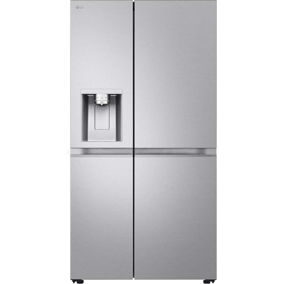 LG GSLE91MBAC Frigorifero Side-by-Side Americano Craft Ice UVnano 628 L Classe C Prime Silver