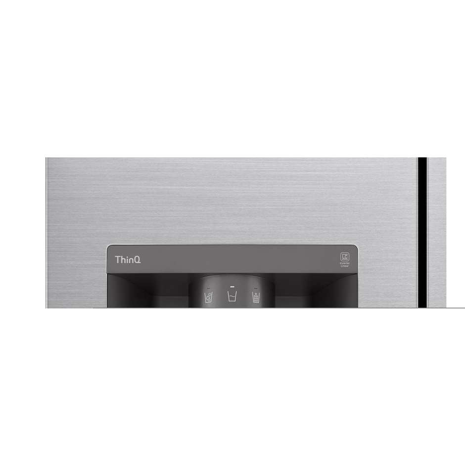 LG GSLV70PZTE Frigorifero Side-by-Side Capacita 635 Lt Classe E Colore Inox