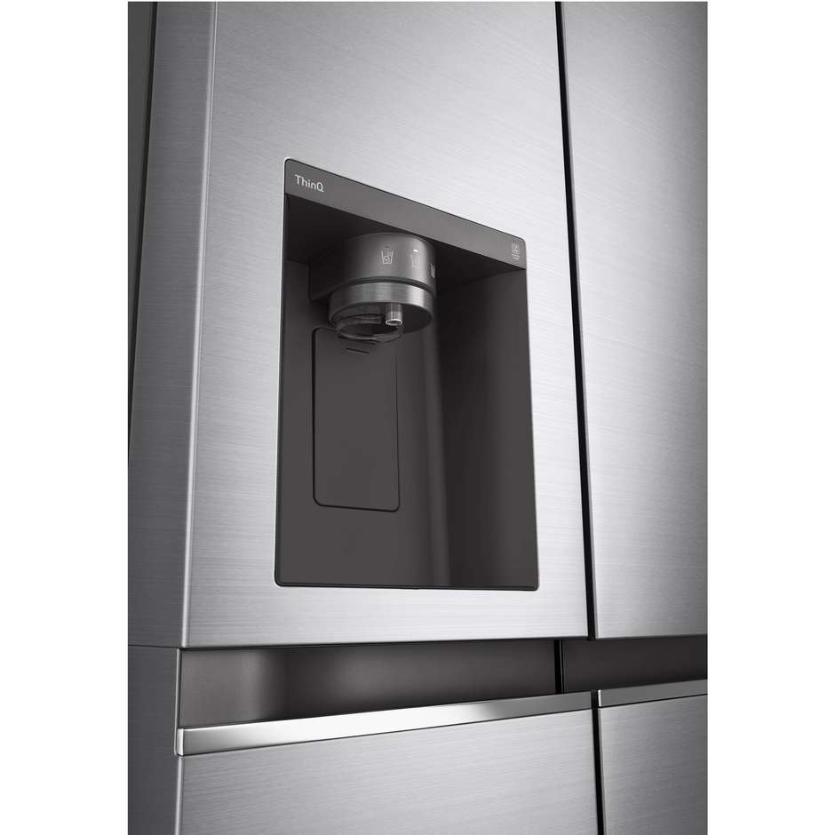LG GSLV70PZTE Frigorifero Side-by-Side Capacita 635 Lt Classe E Colore Inox