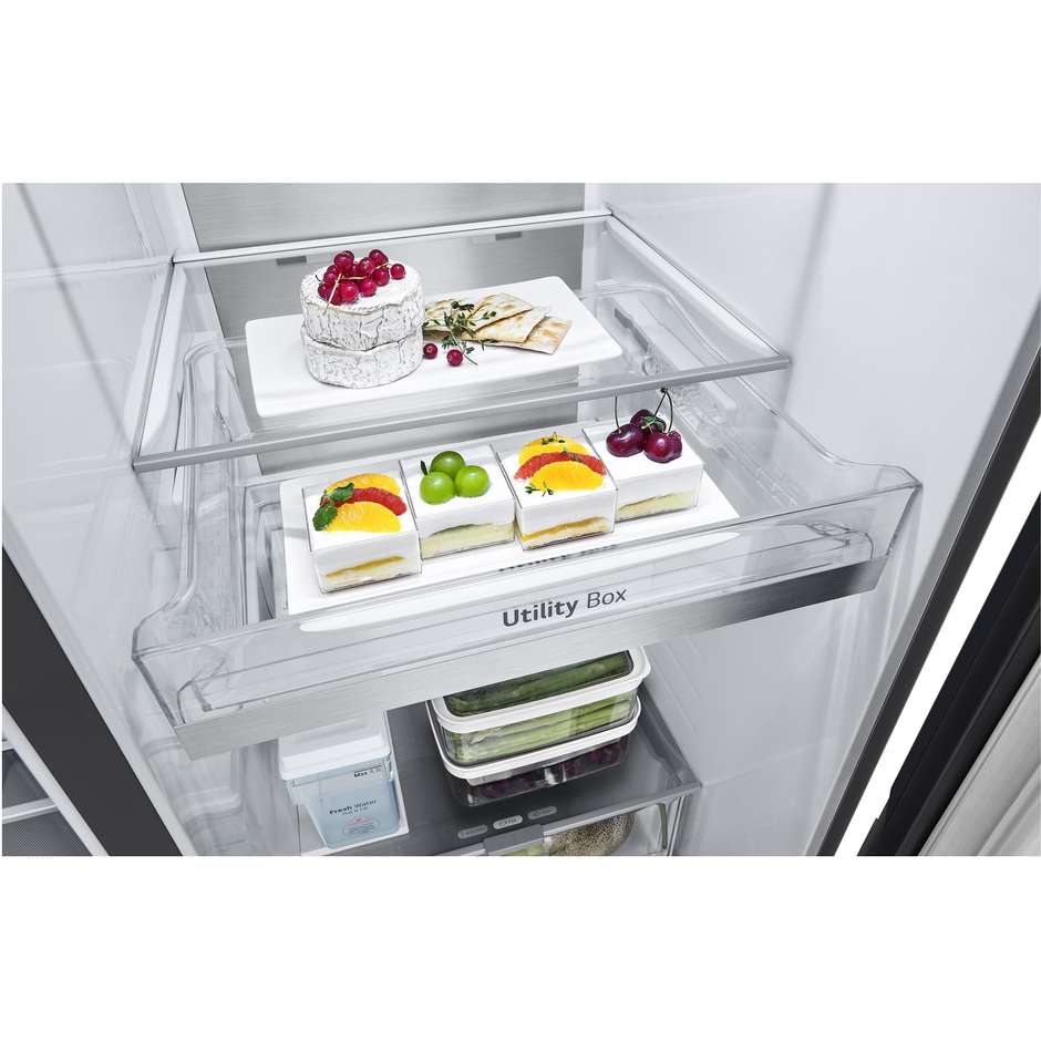 LG GSXE91EVAD frigorifero InstaView Door-in-Door 628 L, Wi-Fi, UVnano, classe D, nero