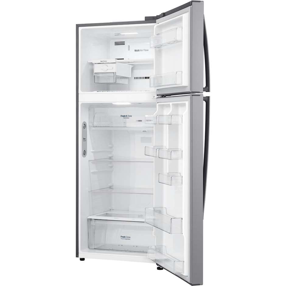 LG GTB574PZHZD frigorifero doppia porta 438 litri classe A++ Total No Frost Wi-fi colore inox