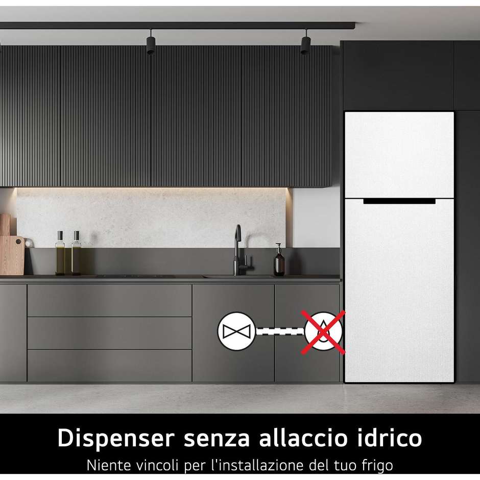 Lg GTF744PZPED Frigorifero Doppia Porta 509 Litri Classe E Acciaio Inox