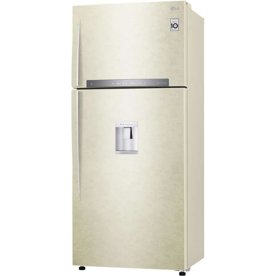 LG GTF744SEPED frigorifero doppia porta 509 litri, No Frost, classe E, Skin Beige