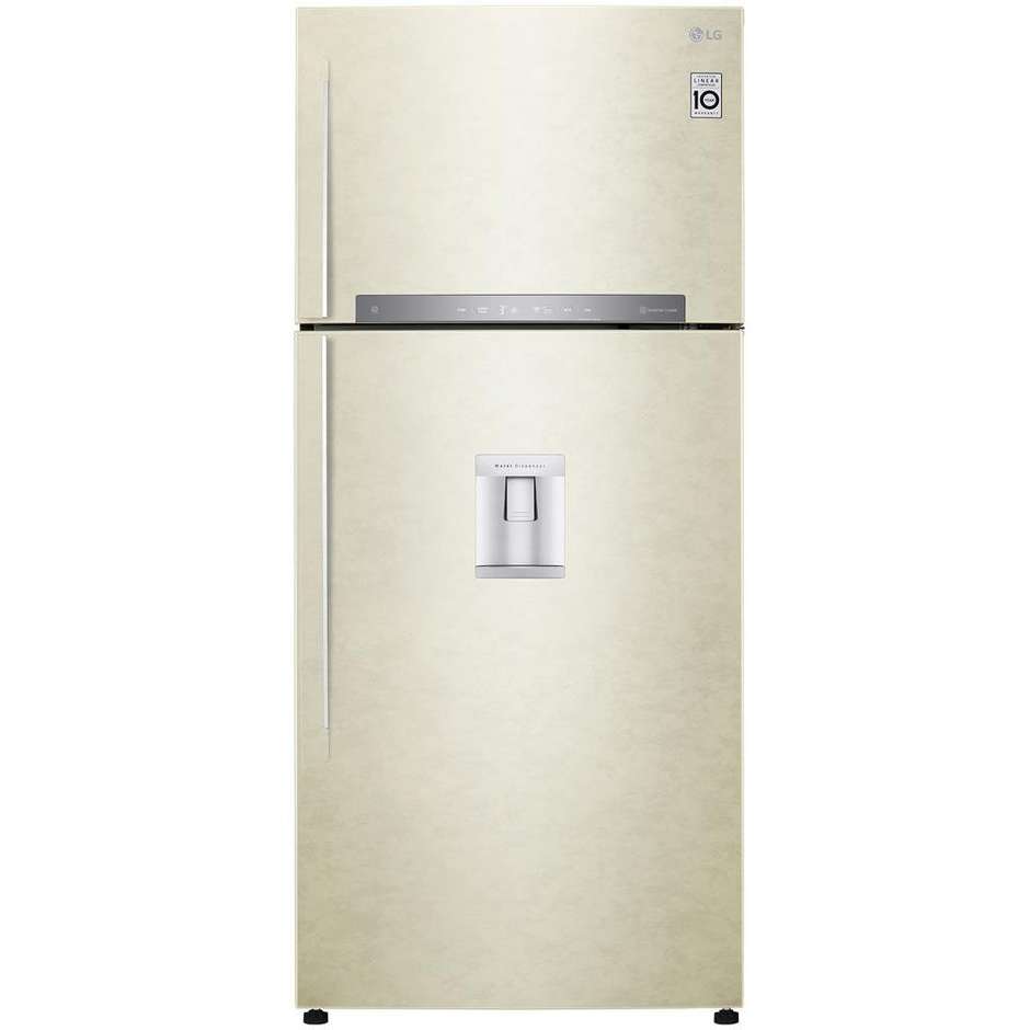 LG GTF744SEPZD frigorifero doppia porta 509 litri classe A++ Total No Frost Wi-fi colore sabbia