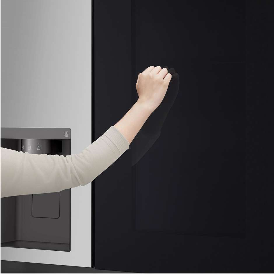 LG InstaView Door-in-Door GSGV80PYLD Frigorifero Side-by-Side UVnano 635 L Classe D Prime Silver