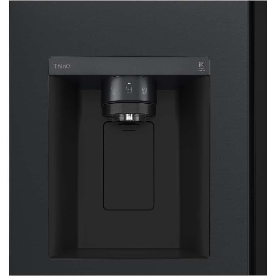 LG InstaView Door-in-Door GSGV81EPLL Frigorifero Side-by-Side UVnano 635 L Classe E Matte Black