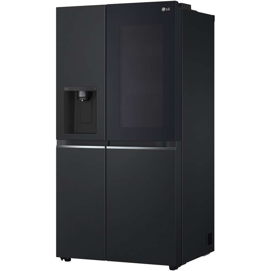 LG InstaView Door-in-Door GSGV81EPLL Frigorifero Side-by-Side UVnano 635 L Classe E Matte Black