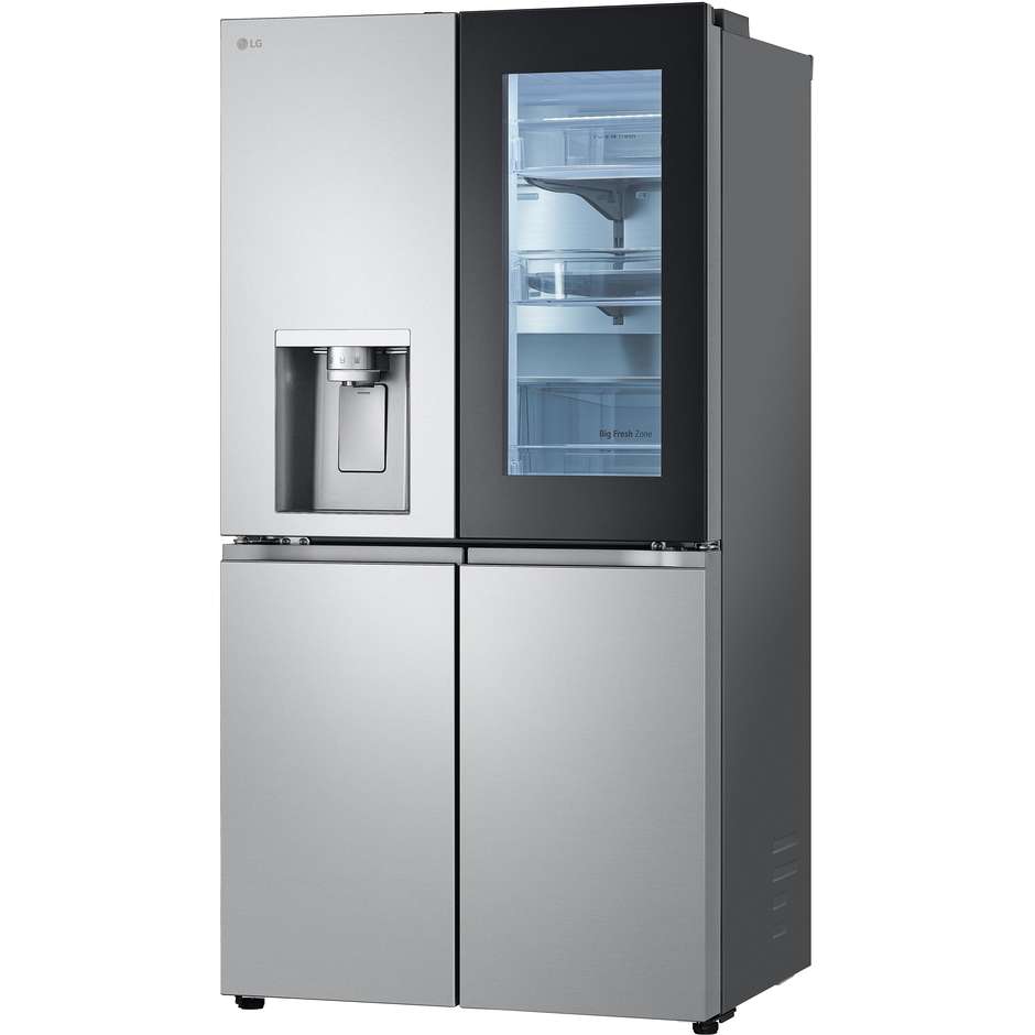 LG InstaView GMG960MBJE Frigorifero Multidoor French Door Maxi UVnano 638 L Classe E Matte Black