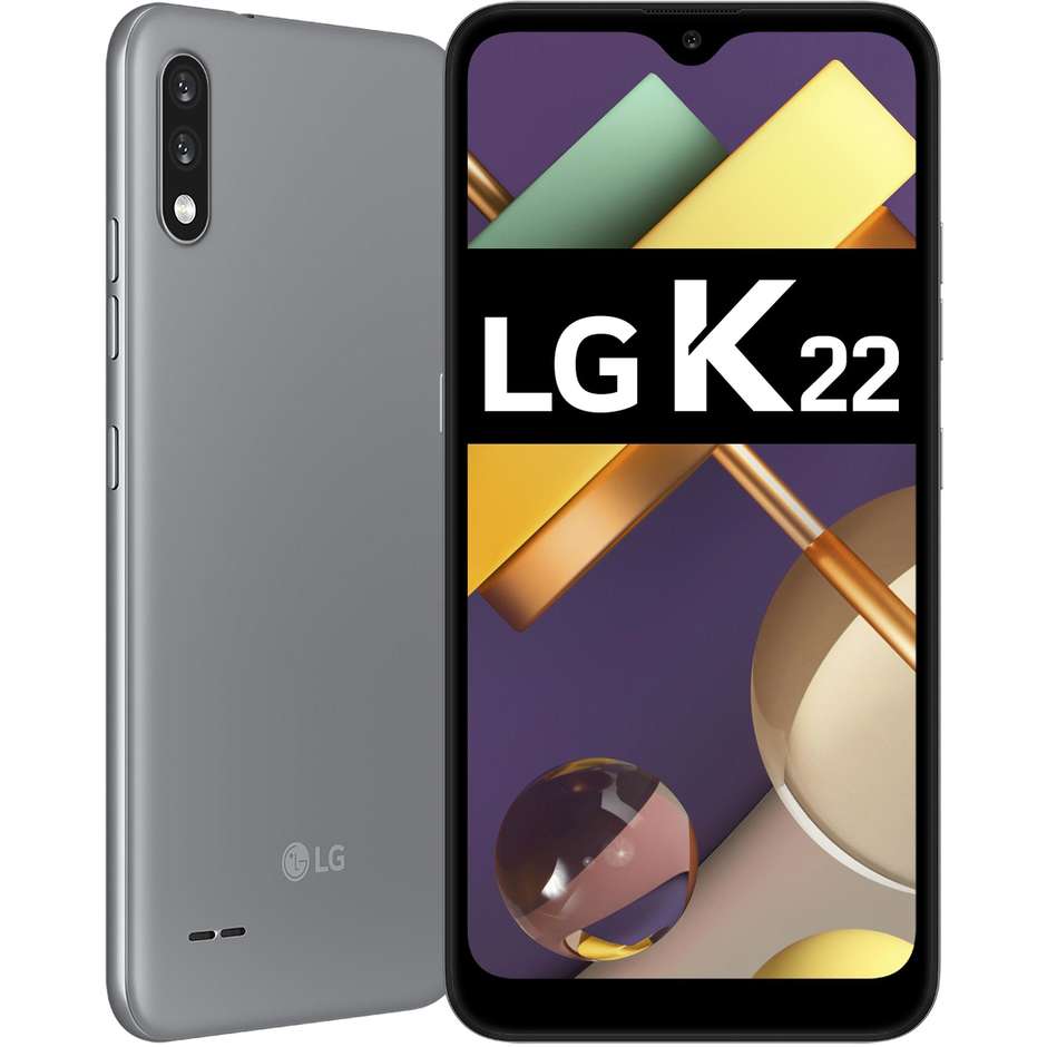 LG K22 Smartphone 6,2 HD+ Ram 2 Gb Memoria 32 Gb Android colore Titan