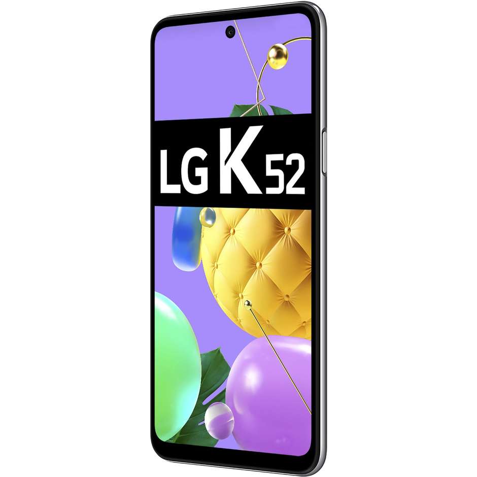 LG K52 Smartphone 6,59'' HD+ Ram 4 Gb Memoria 64 Gb Android colore bianco