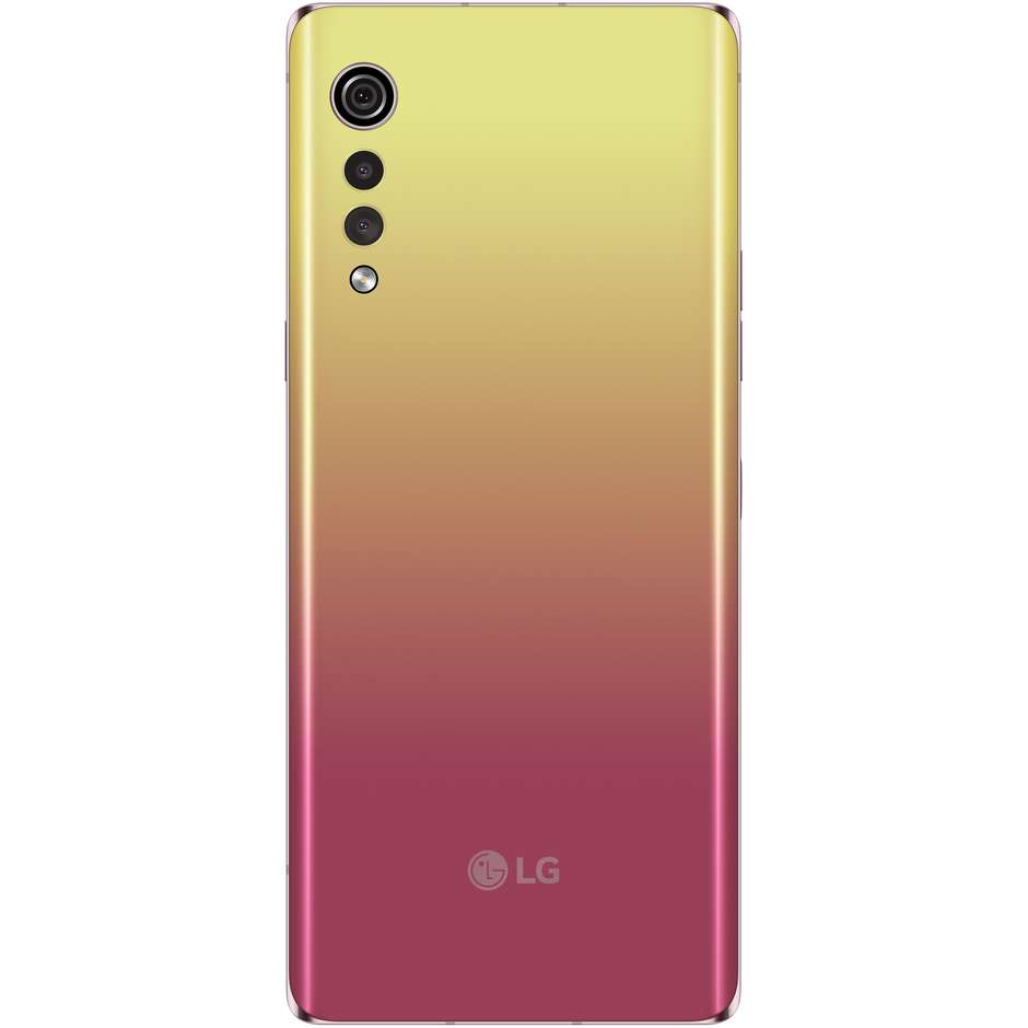 LG LMG900EM.AITCIS smartphone Velvet 6,8"OLED FHD+ Ram 6 Gb Memoria 128 Gb Android colore illusion Sunset