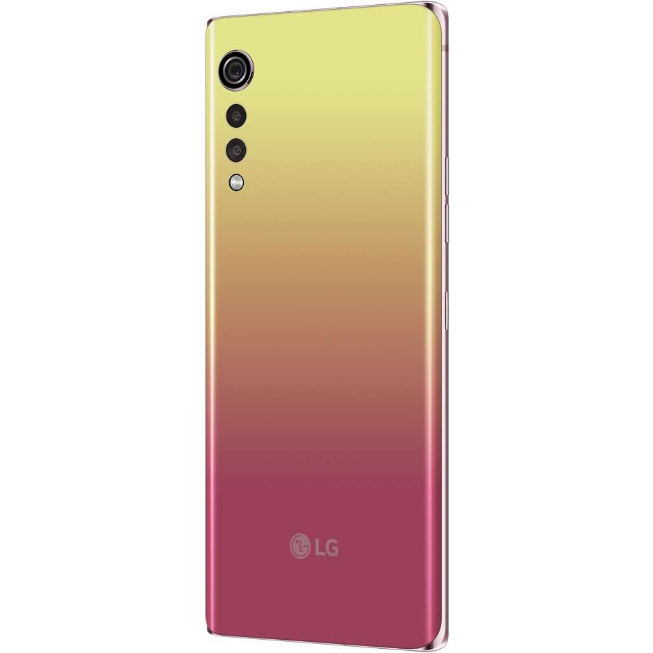 LG LMG900EM.AITCIS smartphone Velvet 6,8"OLED FHD+ Ram 6 Gb Memoria 128 Gb Android colore illusion Sunset