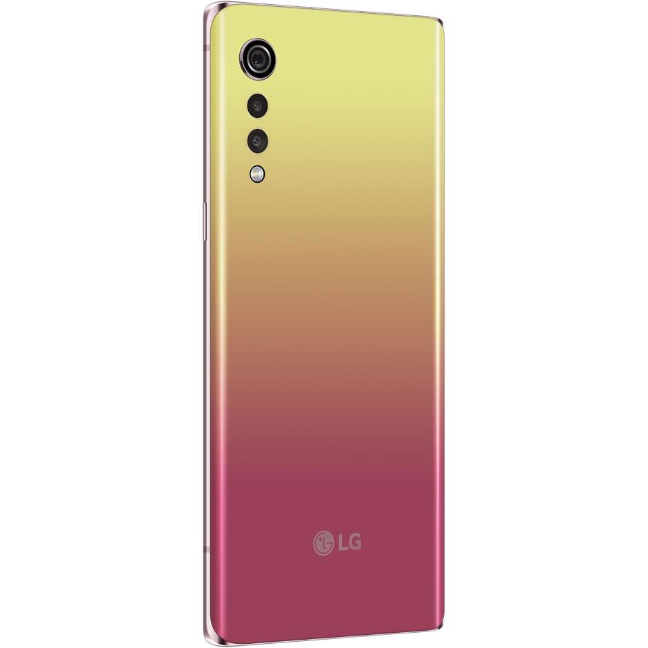 LG LMG900EM.AITCIS smartphone Velvet 6,8"OLED FHD+ Ram 6 Gb Memoria 128 Gb Android colore illusion Sunset