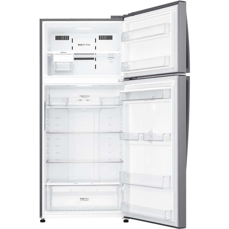 LG Maxi 78 cm GTF744PZPED Frigorifero Doppia Porta DoorCooling+ Fresh 0 Zone 509 L Platino