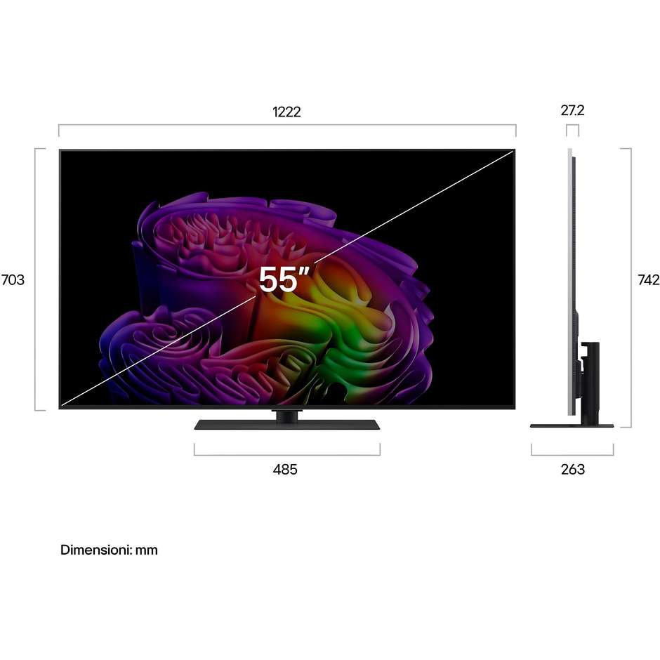 LG OLED evo AI OLED55G66LS TV OLED 55" 4K 165Hz Argento