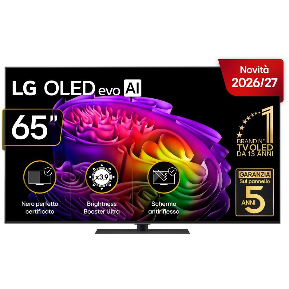 LG OLED evo AI OLED65G66LS TV OLED 65" 4K 165Hz Argento