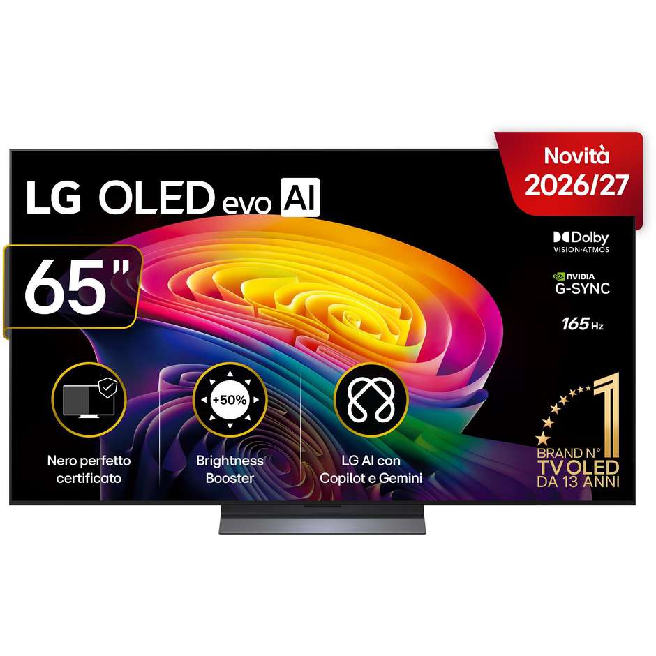 LG OLED evo C6 OLED65C65LA 65" 4K OLED 165Hz Nero
