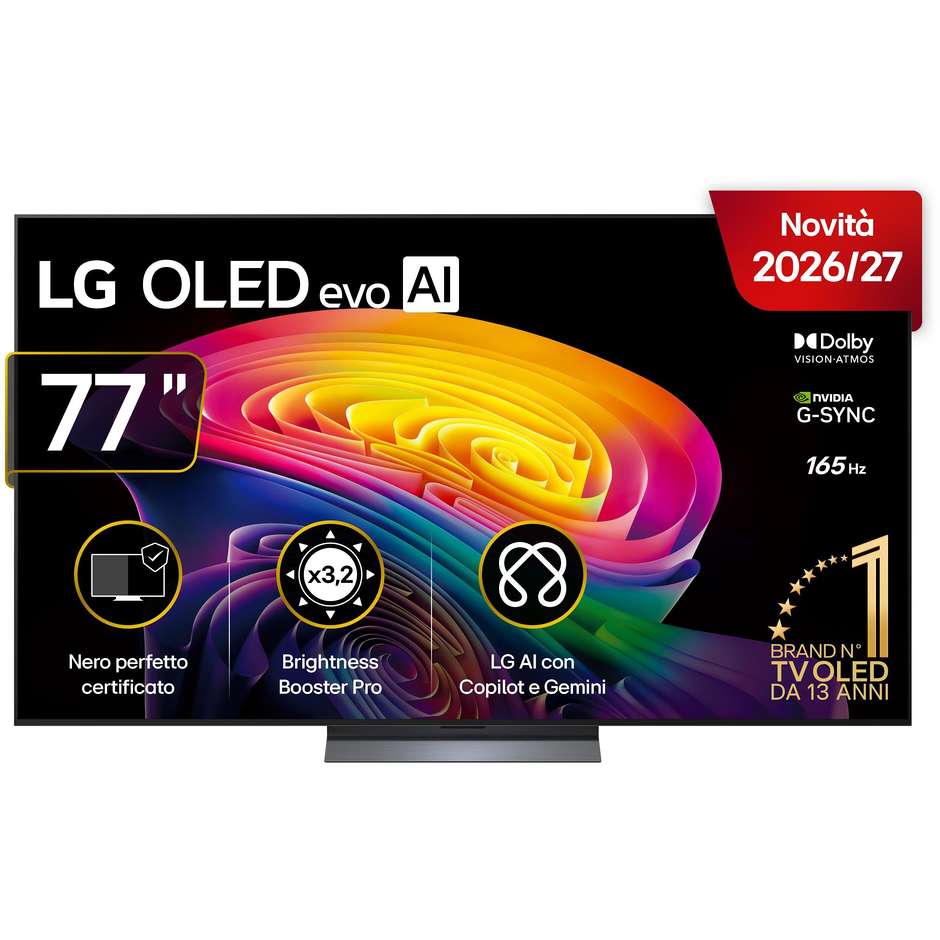 LG OLED evo C6 OLED77C65LA 77" 4K 165Hz Nero