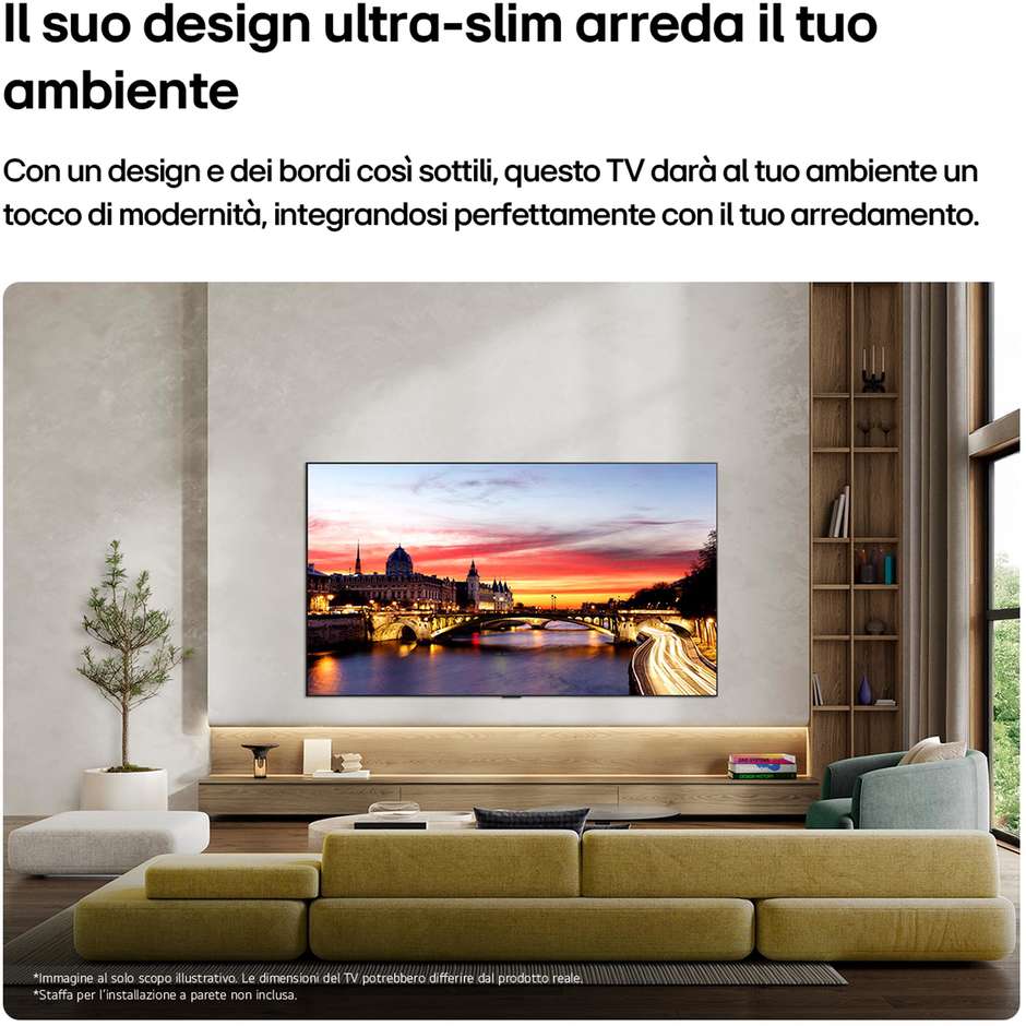 LG OLED evo C6 OLED77C65LA 77" 4K 165Hz Nero