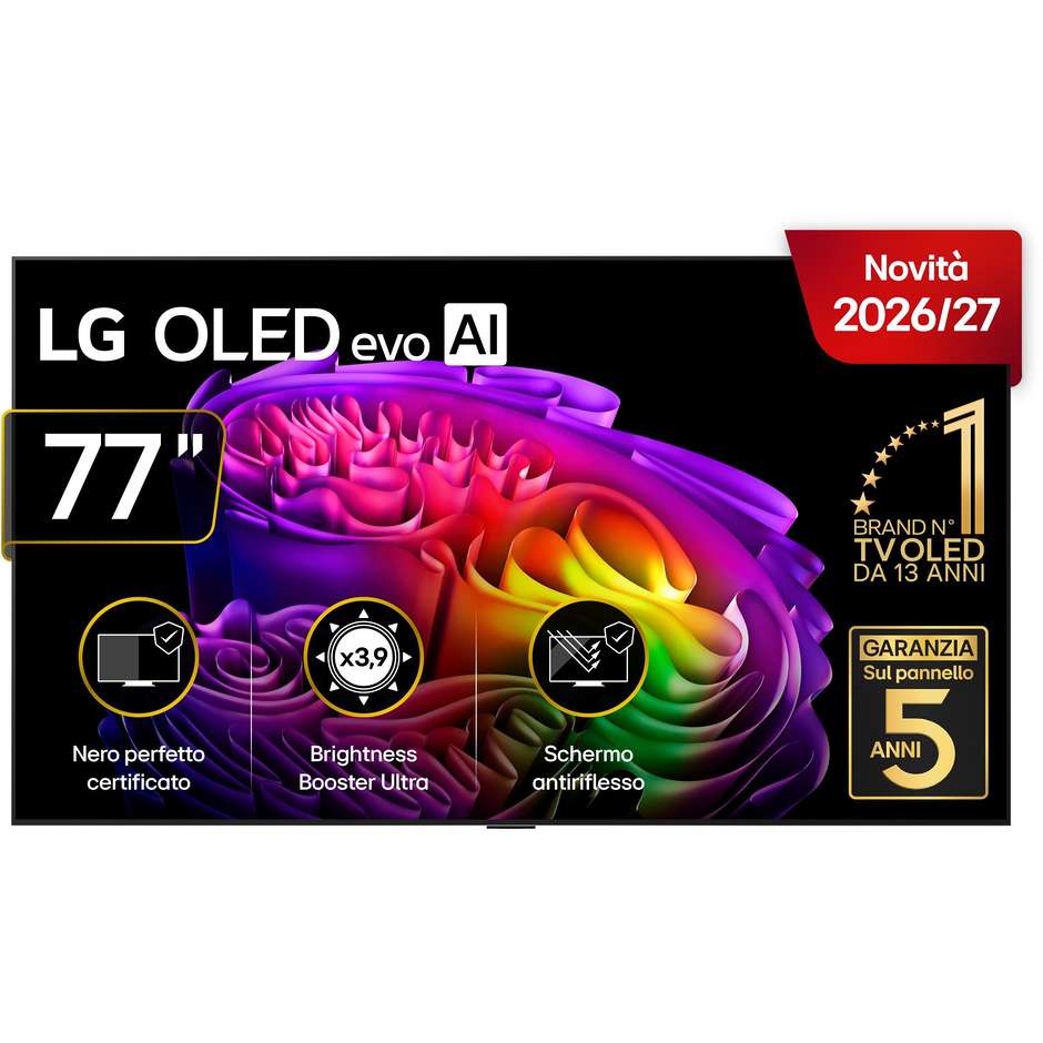 LG OLED evo G6 OLED77G64LW TV OLED 77" 4K Hyper Radiant Color Argento