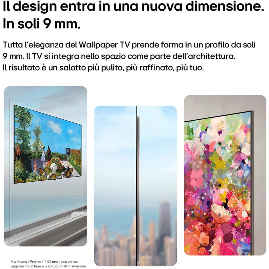 LG OLED evo W6 OLED77W69LA 77" 4K OLED 120 Hz Marrone