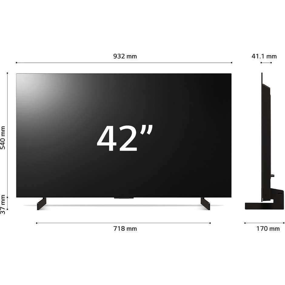 LG OLED42C44LA.API Smart TV 42" OLED 4K Ultra HD webOS Colore Brown