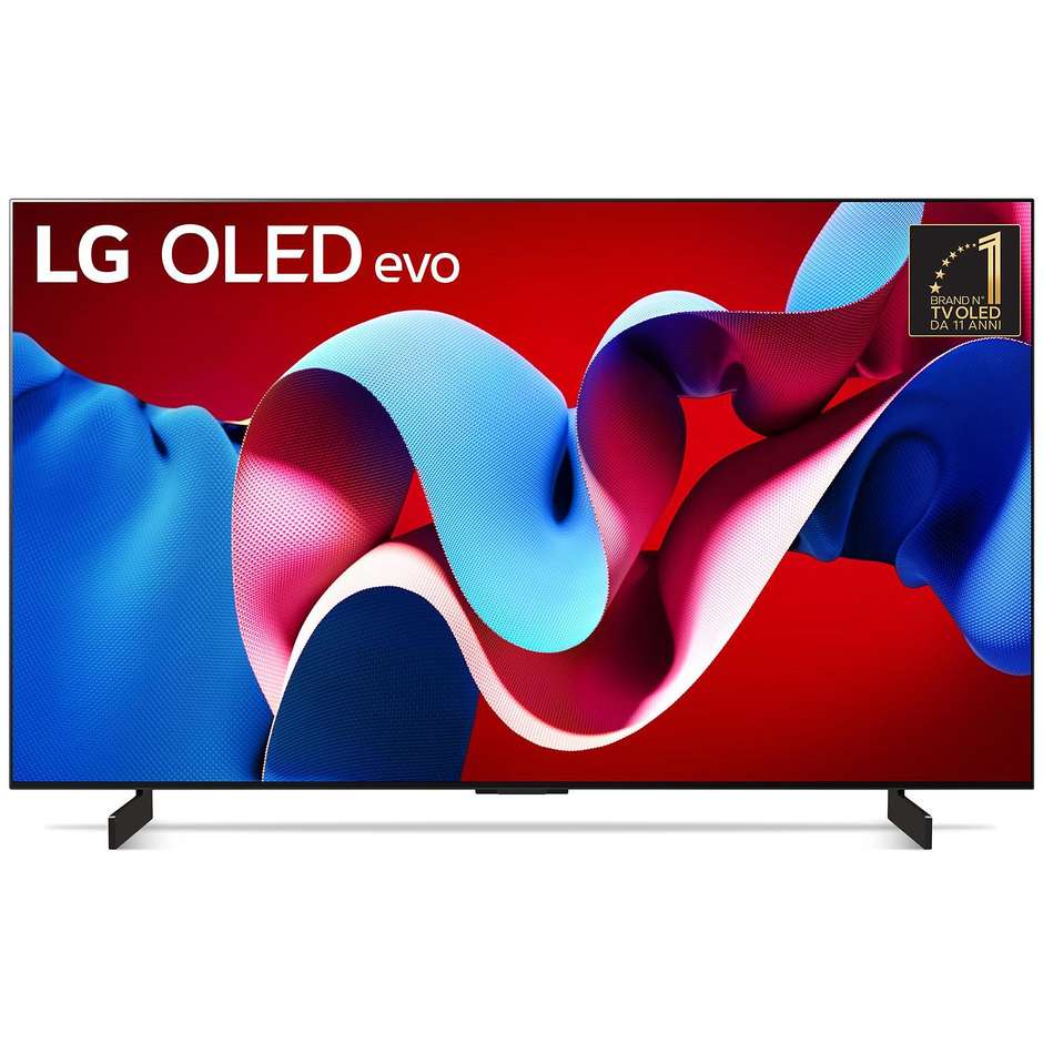 Lg OLED42C44LA.API Smart TV OLED 42" 4K Ultra HD Wi-Fi DVB-T2 Classe G Nero
