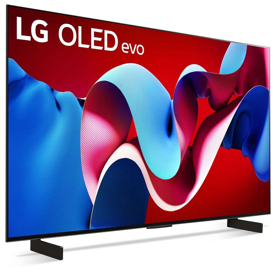 LG OLED42C44LA TV LED 42" OLED 4K Ultra HD Smart TV Wi-Fi Classe G Colore Nero