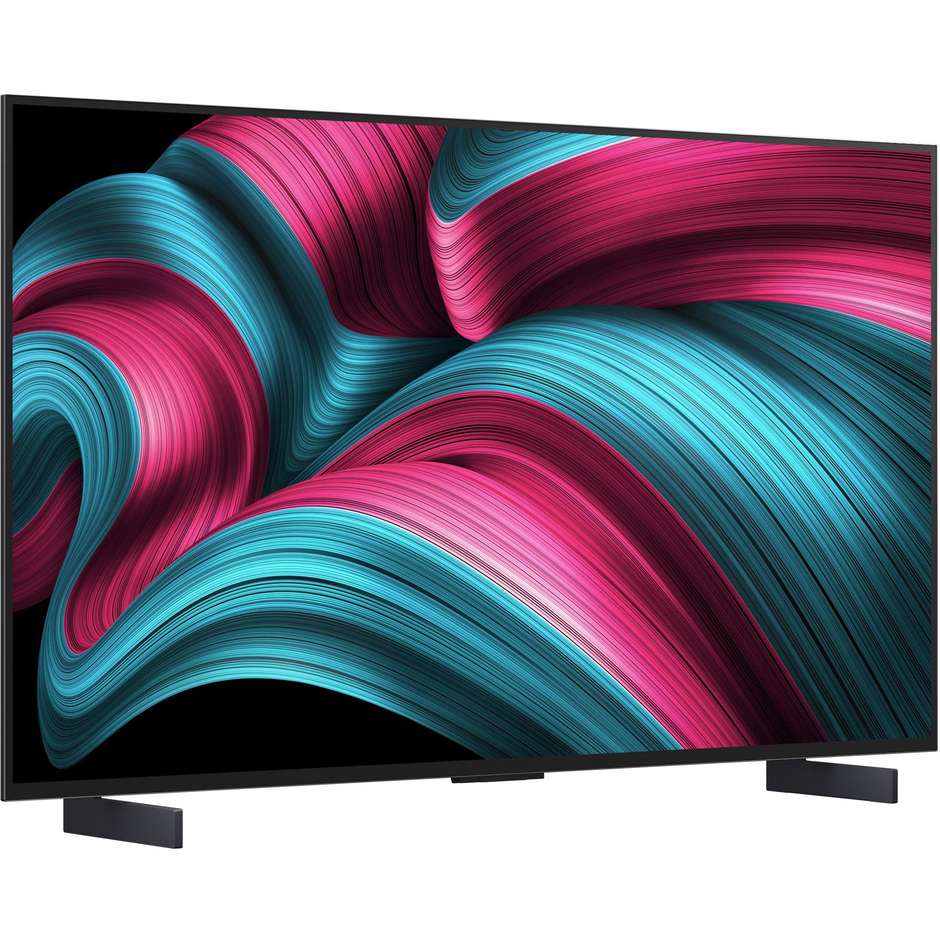 LG OLED42C55LA TV OLED evo 42'' 4K Ultra HD Smart TV Wi-Fi Classe G Colore Nero