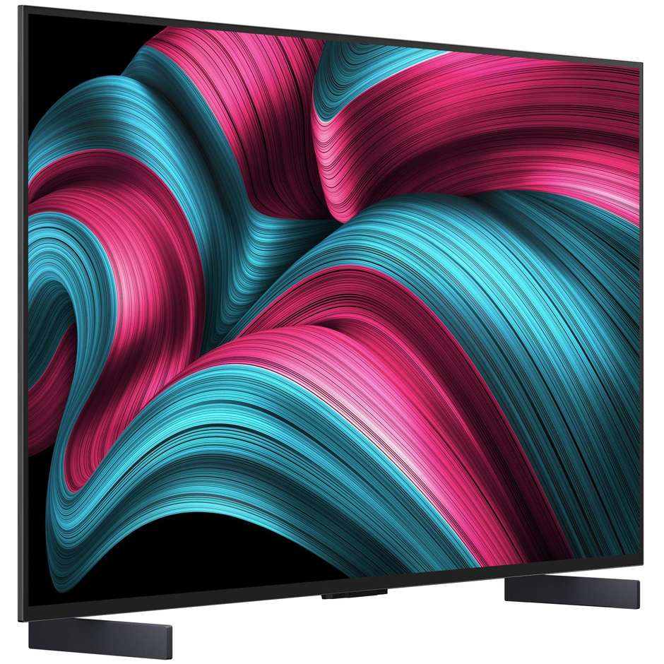 LG OLED42C55LA TV OLED evo 42'' 4K Ultra HD Smart TV Wi-Fi Classe G Colore Nero