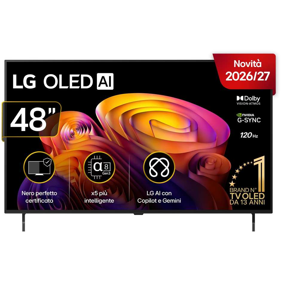 LG OLED48B6ELC TV OLED 48" 4K Smart TV webOS 26 120Hz Marrone