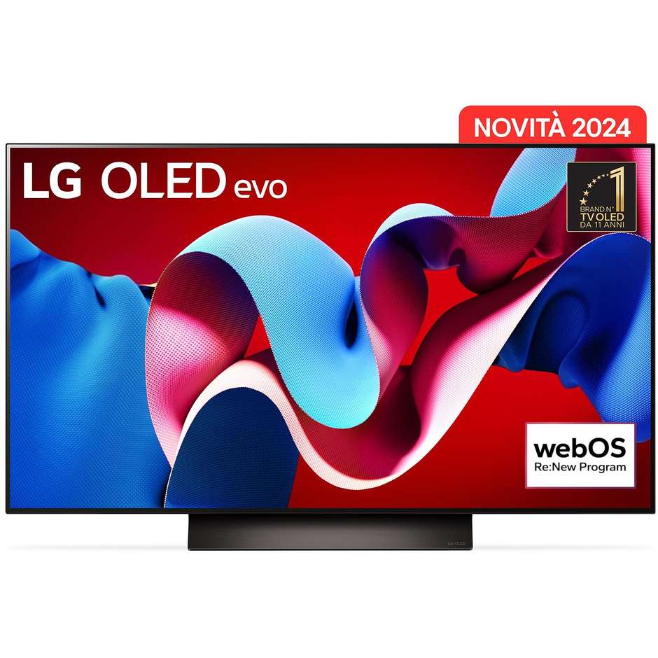 LG OLED48C44LA.API TV OLED 48" 4K Ultra HD Smart TV Wi-Fi Classe G colore cornice marrone